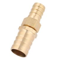 2PCS Brass Barb Reducer Fittings 19mm to 25mm Straight Reducing Connector for Pipe Installation and Maintenance beige