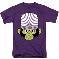 Powerpuff Girls Mojo Jojo Angry Face T-Shirt M black