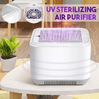 Air Purifier UV Lamp Steriliser Box Home HEPA Filter Formaldehyde PM2.5 odor Air Purifier Air Cleaner Desktop And Germicidal Light beige