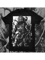 Mens Dead Space SciFi Armor Pattern TShirt with Detailed Armor Design  AllSeason Couple Cotton Casual Streetwear TShirt 4XL gray