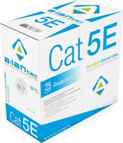 Alantec Kabel U/UTP kat.5e, teleinformatyczny, LSOH, Dca 4x2x24 AWG, 1Gb/s, 250 MHz, gwarancja 25 lat, certyfikat INTERTEK ETL, szary, 305m - ALANTEC
