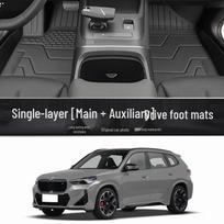 Custom Fit TPE Floor Mats for BMW X1 - Full Coverage, Brilliance Modification 23-25 BMW X1 gray