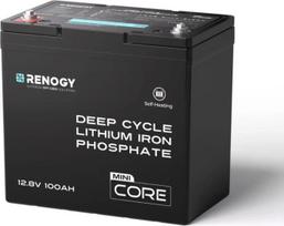 No Name Akumulator Renogy Core Mini 12V 100Ah LiFePO4 z samonagrzewaniem DuoHeat