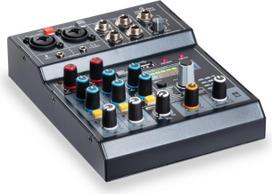 No Name Soundsation MIOMIX 4LS - 4-kanałowy mikser z efektami, Bluetooth, OTG i interfejsem audio