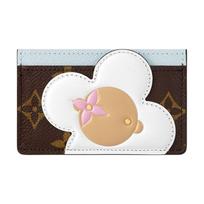 LOUIS VUITTON Card Holder Monogram/Azur Frost M12213 One Size 1