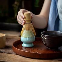 Bamboo Japanese Style Matcha Tea Whisk Brush Tea Accessories For Matcha Tea Making 120 Prongs 1pc