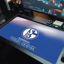 Custom Name FC Schalke 04 Mouse Pad Large Gaming Table Cushion Non-slip Laptop Tablet Big Mousepad XXL Mat Mini PC Playmat With Lock edge_XIA 30cmx60cm(11.8x23.6inch)