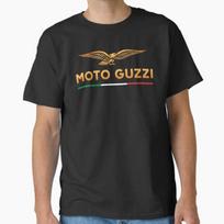 Moto Guzzi Eagle Logo Adhesive Emblem Italian Bike Unisex T-Shirt M