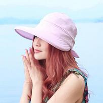 Korean Style UV Protection Foldable Wide Brim Sun Hat for Outdoor Activities