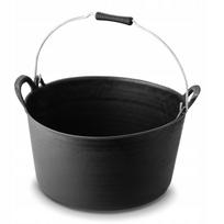 Lankstus sodo kibiras Plastic Forte su metaline rankena, 26 l, 49 × 46 × 29 cm