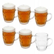 Alaus bokalų rinkinys Tadar, 6 vnt., 500 ml, su rankenomis
