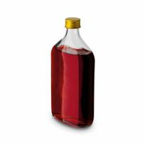 Stiklinis butelis Tadar likeriui ir užpilams su metaliniu užsukamu dangteliu, 500 ml