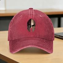 Spartan Helmet Washed Baseball Cap  Vintage Sun Trucker Hat Summer UnisexTeens Outdoor Sport Baseball Caps One Size