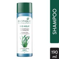 Biotique Bio Kelp Fresh Growth Protein Shampoo, 190ml & Bio Kelp Protein Shampoo For Falling Hair Intensive Hair Regrowth Treatment, 180ml gray