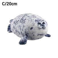 20/30Cm Fat Plush Foca Gorda Seal Toy Stuffed Animal Foca Guatona Peluche Soft Doll Sleeping Pillow Cute Sea Lion Doll Gift gray