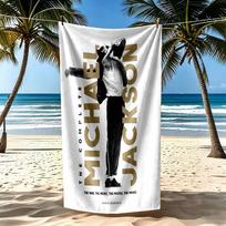 Michael Jackson Style Beach Towel High Absorbency & Quick-Dry Comfortable Lightweight Perfect for Traveling Yoga Camping and Swimming 70cmx140cm(27x55inch)
