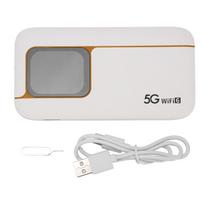 5G WiFi 6 Mobile Hotspot 2.01 Inch Touch Screen 7100mAh Portable Mobile WiFi Router with Sim Card Slot Supports 16 Devices balta