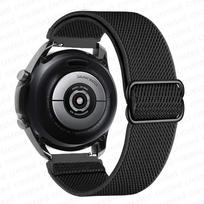 20mm 22mm Watch Straps For Samsung Galaxy Watch 7 5 pro 6 4 classic Adjustable Elastic bracelet Huawei watch GT 4 3 6 5 pro band 22mm watch straps white
