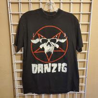 90s Danzig Band basic style Retro T shirt Men Women Unisex Remake NH18152 Unisex T-Shirt S black