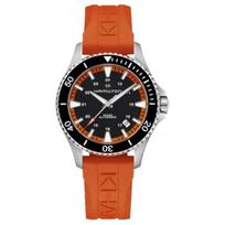 HAMILTON Scuba Car serijos Automatinis mechaninis judėjimas Atsparus vandeniui iki 100 metrų Vyriškas laikrodis 40 mm Juodas ciferblatas Nerūdijančio plieno korpusas Guminis dirželis H82395331 juoda