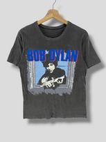 Vintage 80s Bob dylan with Tom Petty and the Heartbreakers japan tour T-Shirt collectible rock concert tee single stitch black Small XL gray