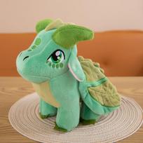 New Style Kawaii 30Cm Wings Of Fire Dragon Colorful Big-Eyed Dragon Fire Winged Dragon Plush Toy Doll Boy Gift Christmas Gift 30cm
