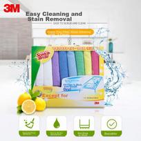 3M Scotch-Brite Ultra-Fine Microfiber Cleaning Cloth, 30*30cm, 8-Pack, Household Cleaning Absorbent Lint-Free, Degreasing Dishwashing Cloth