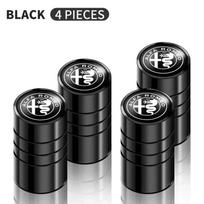 4Pcs Car Styling Wheel Tires Bolt-in Valve Caps Badge For Alfa Romeo 159 147 156 166 Giulietta Giulia Mito Stelvio Brera Spider wzvc44