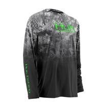 Mens Long Sleeve Fishing Shirt UV Protection Breathable Ice Silk Feel Quick Dry Outdoor Sport T-Shirt XXS
