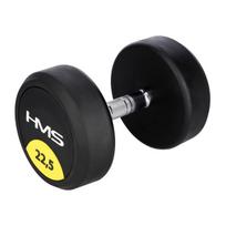HG PRO 22.5 kg Round Rubber-Coated Dumbbell