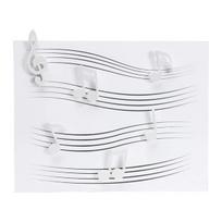 Music note refrigerator sticker, creative piano score note, magnet refrigerator sticker juoda