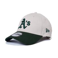 New Era NY curved brim color matching cotton baseball cap men and women same style couple style 60298708 white