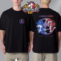 Linkin Park Peace And After Japan Merch Komainu From Zero World Tour  Unisex T-Shirt S black