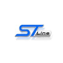 3D ST LINE Grotelių Emblema METALINĖ Galinės Bagažinės Automobilio Ženklelis lipdukas Ford Focus x 2 3 FIESTA Kuga ESCAPE Vignale Mondeo EcoBoost