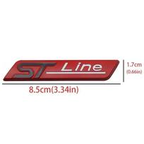 3D Metalinis ST Line Galinės Bagažinės Ženklelis Emblema Šoninės Sparno Lipdukas Ford Stline Focus Fiesta Mondeo Ecosport Kuga ESCAPE