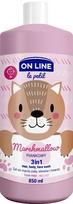 ON LINE Le Petit Baby 3-in-1 Gel kūno, plaukų ir veido plovimui - Putos 850 ml