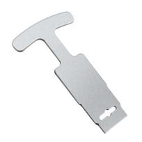 Baseino kištukų išėmimo įrankis Guminė rankena Metalinės akiduobės sėdynės virš žemės ir įgilintiems baseinams SP1419A SP1419E sidabras