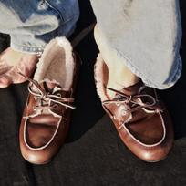 New Style Anti-slip Lace-up Retro Flat Women's Shoes 35