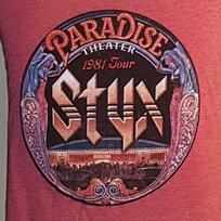 Popular Styx Paradise.Theat<wbr/>er 1981 Tour Concer All Size 20D51 Unisex T-Shirt L gray