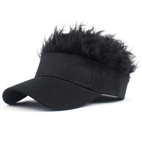 Perruque à pointes pour hommes, casquette de Baseball de Golf, pare-soleil d'extérieur, Réglable black
