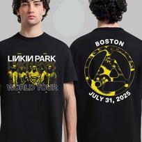 Linkin Park From Zero World Tour Boston Massa 2026 Night 1 Exclusive Tee M brown