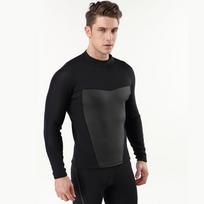3mm Neoprene Wetsuit Top Men Diving Surfing Swimming Warm Long Sleeve Rash Guard Separate Upper Small