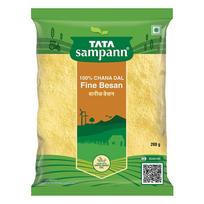 Tata Sampann Fine Besan Gram Flour Made From 100% Unpolished Chana Dal For Authentic Indian Cooking 200g orange