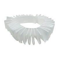 Elizabethan Neck Ruff Medieval Styles Detachable Collar Ruffled Pattern Collar for Authentic Medieval Costume Ensembles 1 white