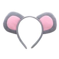 Pelės kostiumo rinkinys Pelės ausų galvos apdangalas, uodega, nosies peteliškės pirštinių rinkinys Cosplay kostiumo aksesuaras Helovino kalėdiniams vakarėliams A pink