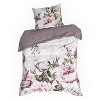 Patalynės užvalkalų komplektas Peony PTF-138, balta sp./rožinė sp., 70 x 80 cm, 140 x 200 cm, 2 d.