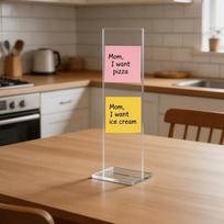 Acrylic Memo Message Board Detachable Desktop Reminder Board Simple Desk Message Board  Desktop Use juoda