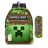 Minecraft Backpack for Kids Students Game Lover Lightweight School Bag Boys Girls Gift