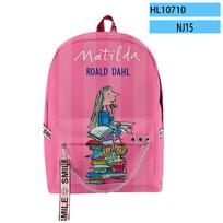 Luxury Roald Dahl's Matilda the Musical Movie 3D Print School Bags Unisex Oxford Waterproof Notebook multifunction Backpacks