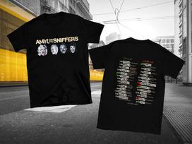 New Hot Amyl And The Sniffers 2 Sides On 2026 Tour Black S to 5XL Shirt CA100 Unisex T-Shirt XXXL white